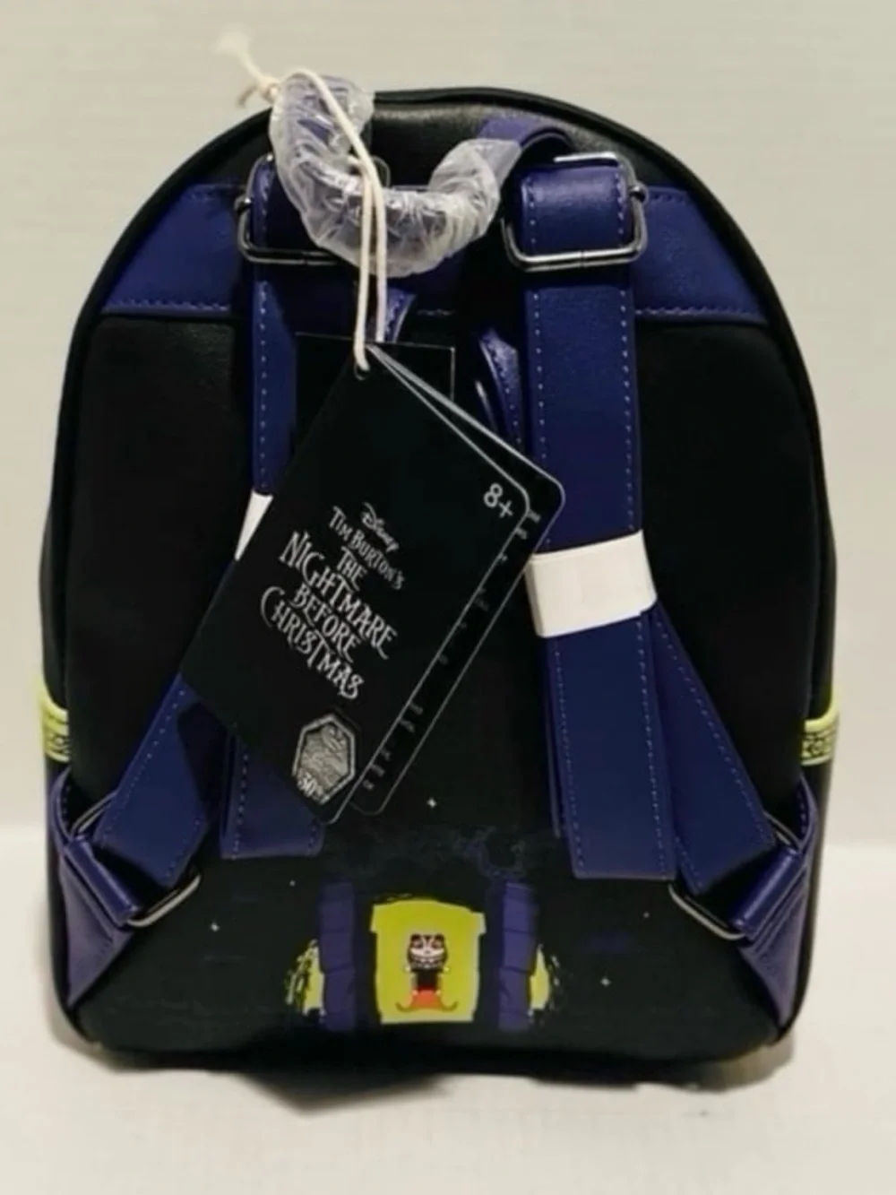 Loungefly Disney NWT NBC Jack & Sally Pumpkins Backpack, Coin Purse & Lanyard
